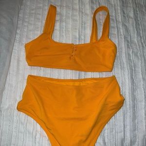 Aerie yellow/orange swimsuit